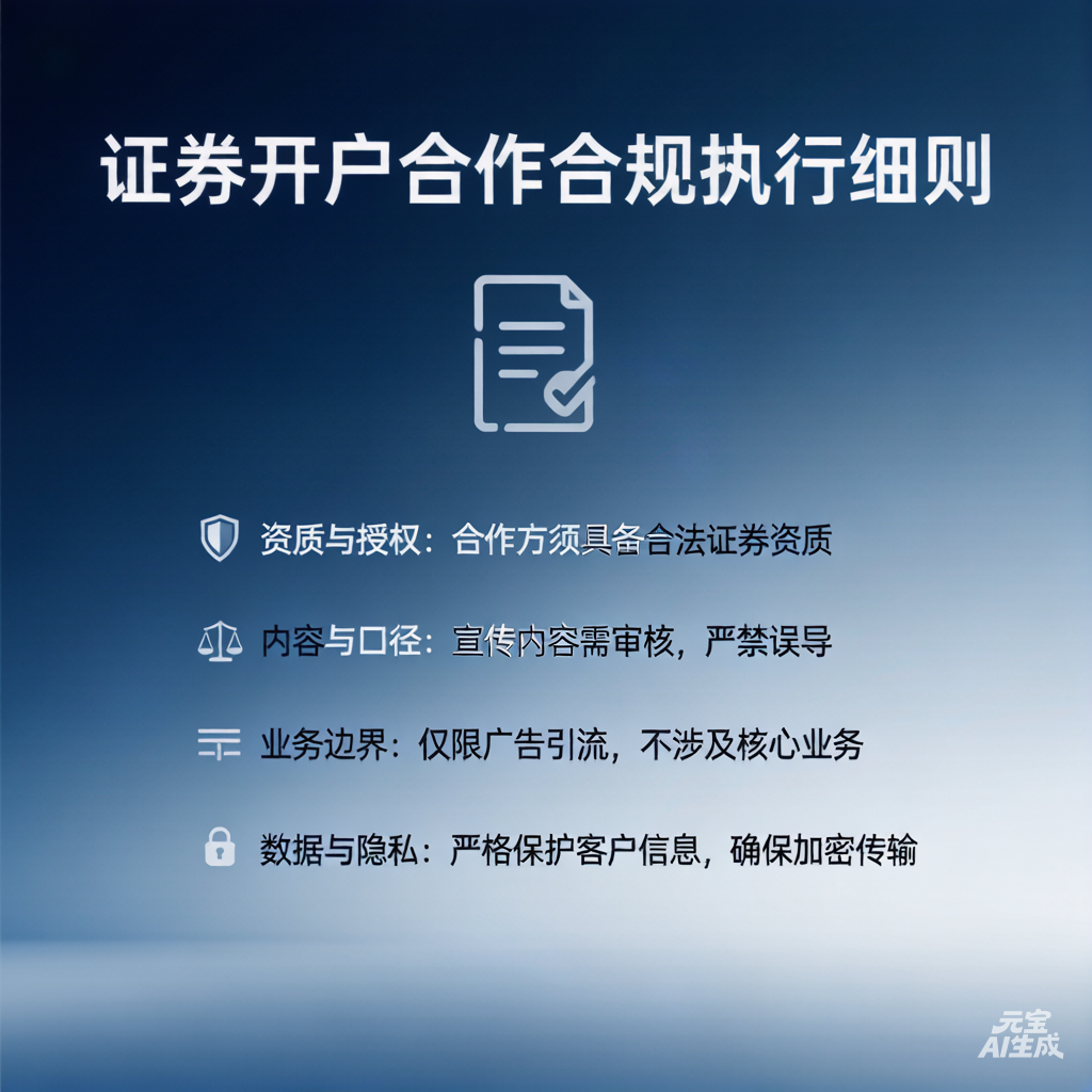 证券开户合作合规执行细则